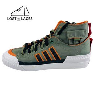 adidas | Shoes | Adidas Nizza Hi Dl Army Green Sneakers Various Mens Sizes  New Shoes Gz2655 | Poshmark